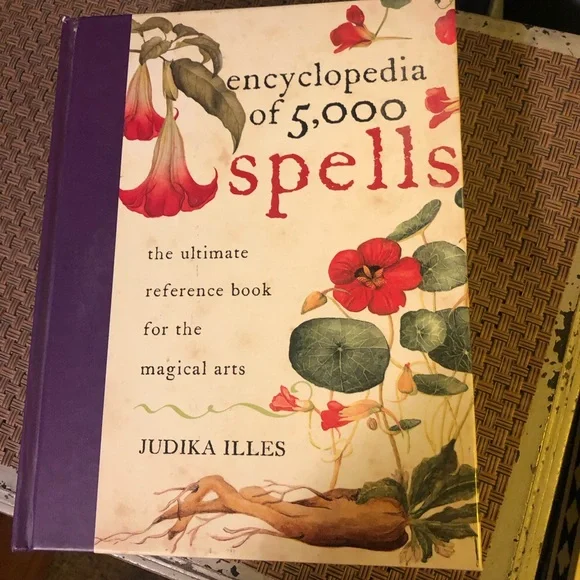 Purple and White Encyclopedia of 5,000 Spells - Picture 1 of 9